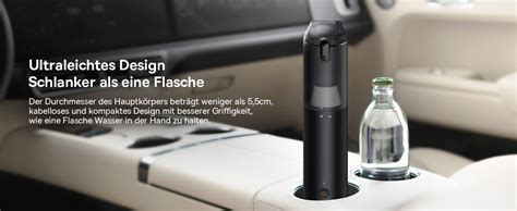 Amazon De Baseus A3 Lite Handstaubsauger Akku Auto 12000pa