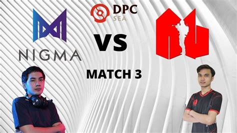 Nigma Galaxy SEA Vs Army Geniuses DPC LIVE SEA Final Match 3 Video