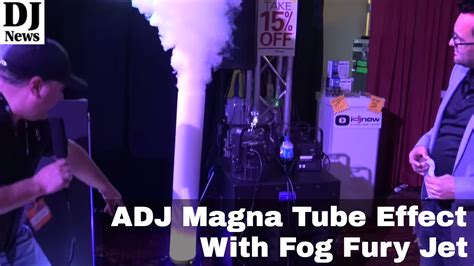 ADJ Magna Tube Effect With Fog Fury Jet With Arnoldo Offermann Disc