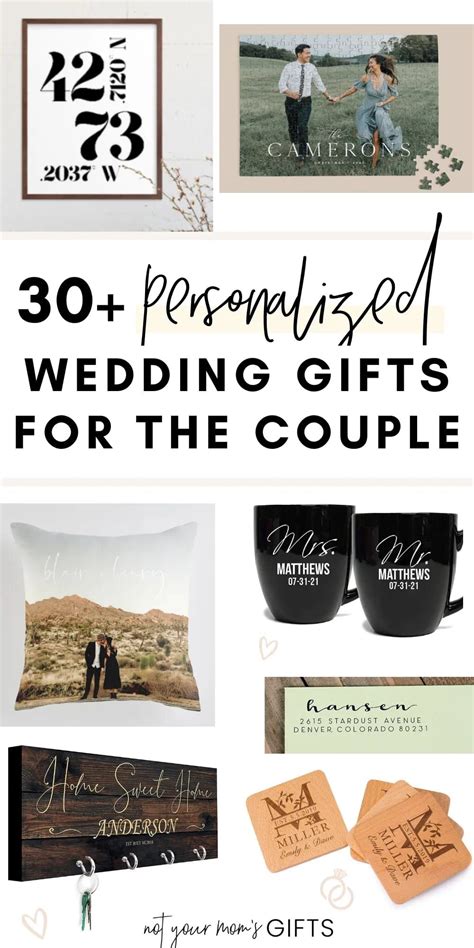 30 Best Personalized Wedding Ts For The Couple 2021 Not Your Mom