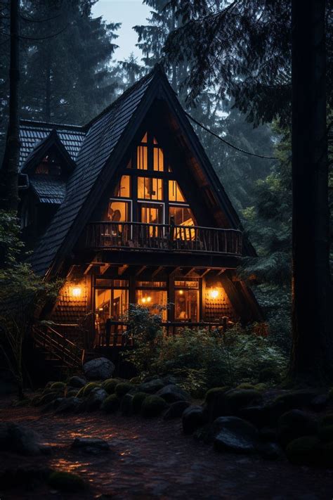 Fall Aesthetic Cabin Fantasy Cottage Cabin In The Woods Aesthetic