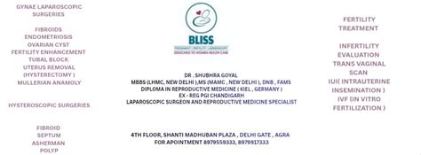 bliss womens clinic dr shubhra goyal agra