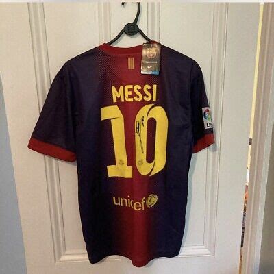 Lionel Messi Signed Shirt For Sale EBay