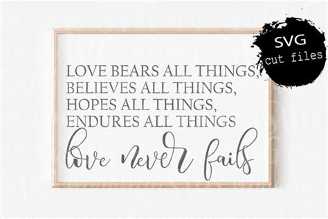 Love Never Fails Svg Corinthians Svg Graphic By Maiamiiisvg Creative