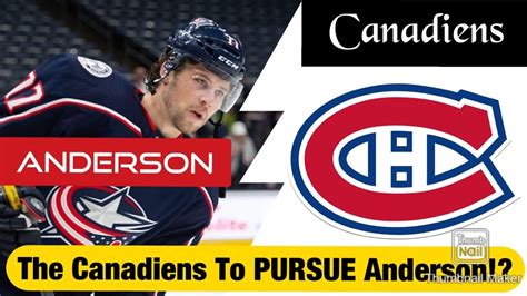 The Montreal Canadiens To Pursue Josh Anderson In The Off Season