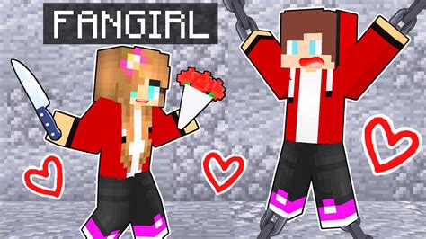 Maizen Has A Crazy Fan Girl 8n Minecraft Parody Story Jj And Mikey