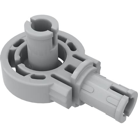 LEGO Medium Stone Gray Technic Click Rotation Bushing With Two Pins