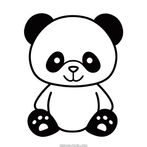 Dibujo Fácil De Panda Dibujo Facil