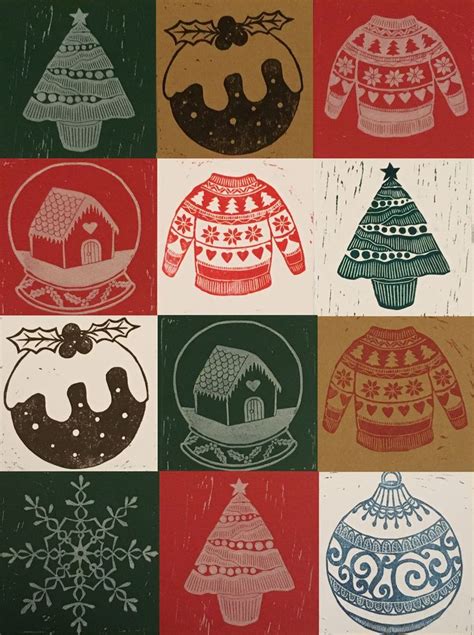 an image of christmas sweaters in different colors and patterns on a ...