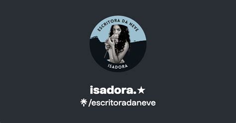 Isadora Twitter Instagram Linktree