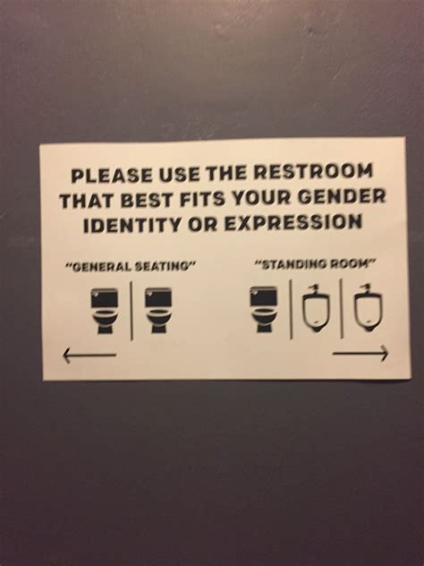 Printable Gender Inclusive Bathroom Signs You Can Put Up Anywhere That Needs It Artofit