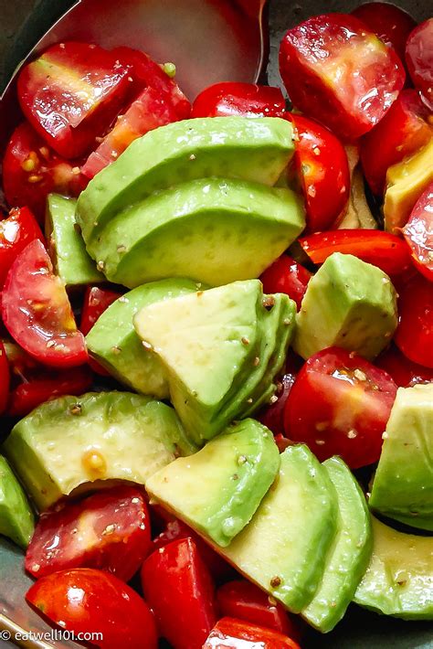 Simple Tomato Avocado Salad Recipe Avocado Tomato Salad Recipe — Eatwell101