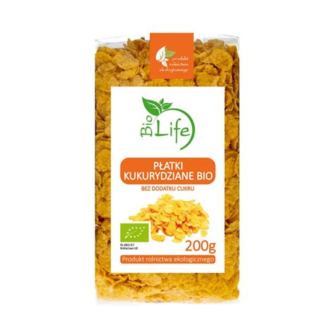 BIO PŁATKI KUKURYDZIANE 200G