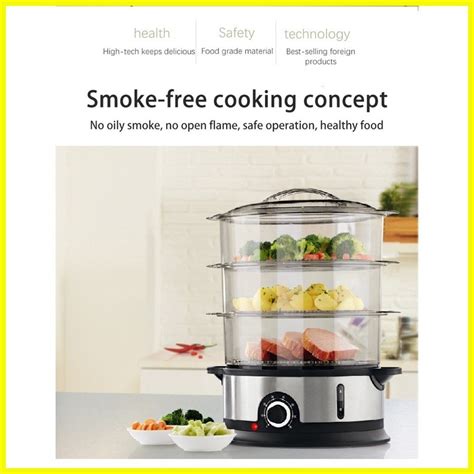 Electric Steamer Liters Household Layer Siu Mai Siumai Electric