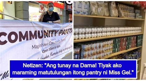 Angel Locsin Nagtayo Ng Community Pantry Sa Gitna Ng Red Tagging