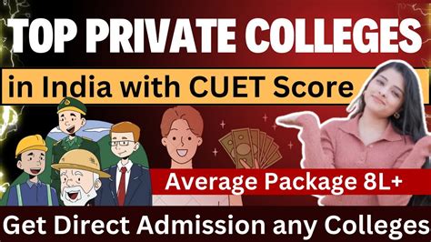 Top Private Colleges in India with CUET Score - Fees, Placement, Admission - 7827499418 - YouTube