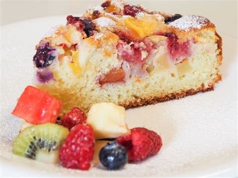 Torta Estiva Frutta Macedonia Cake Fruit Summer Idee Alimentari