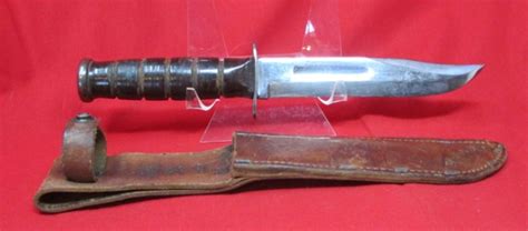 Stewarts Military Antiques Us Wwii Kabar Utility Knife And Sheath