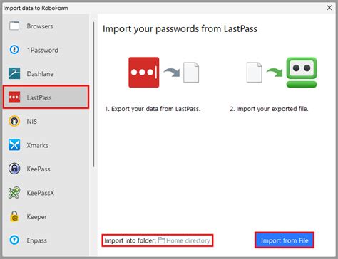 How To Export From LastPass And Import Into RoboForm RoboForm Help Center