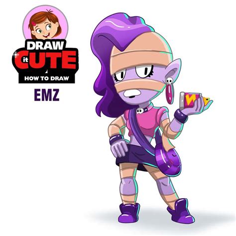 Brawl Stars Emz Fan Art