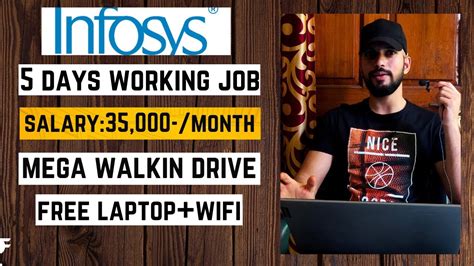 Infosys Mega Walkin Drive Tomorrow Date17th April 2024 5 Days Working Youtube