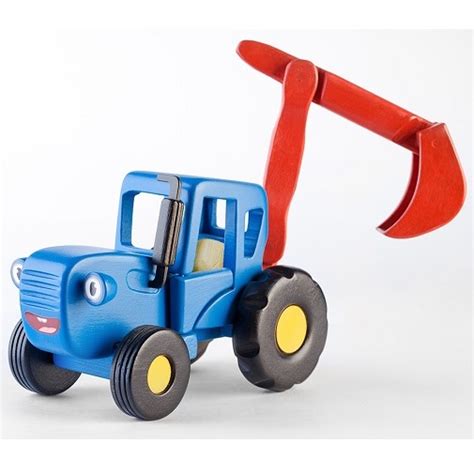 Игрушка Синий трактор Гоша с ковшом WoodenToys 1633T купить Фигурки в ...