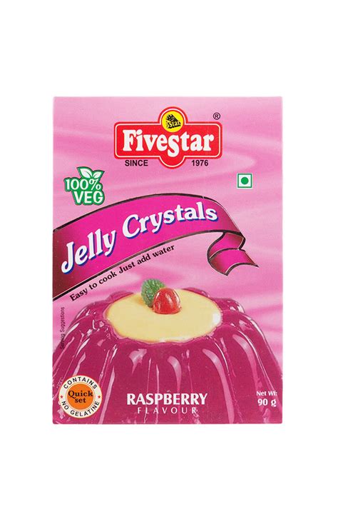 Fivestar Veg Jelly Crystals Raspberry 90g The Spice Emporium