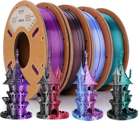 Eryone Silk Dual Color Filament Bundle Pla 3d Printer 1 75mm 0