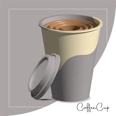 Premium Vector 3d Coffee Paper Cup