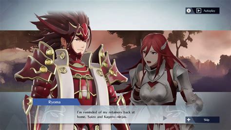 Fire Emblem Warriors Ryoma And Cordelia Support Conversation Youtube