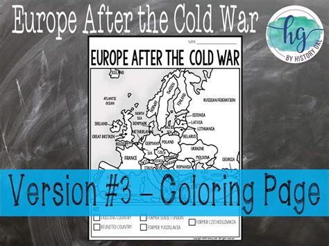 Cold War Map Activity Print And Digital By History Gal