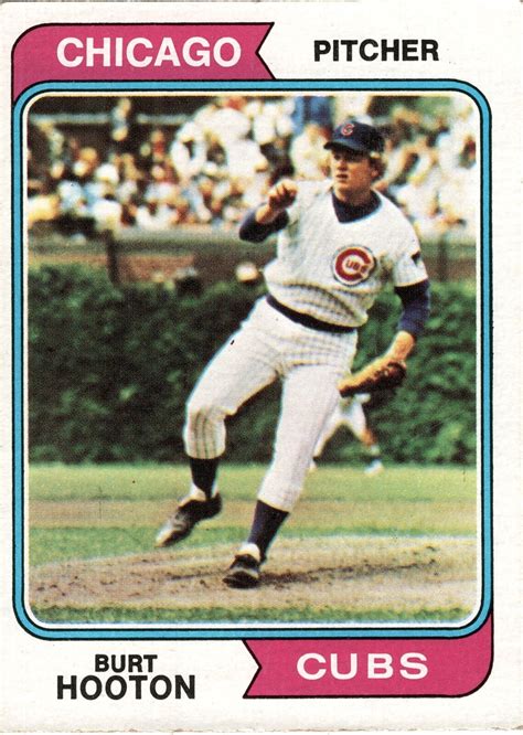 1974 Topps 378 Burt Hooton Chicago Cubs EBay