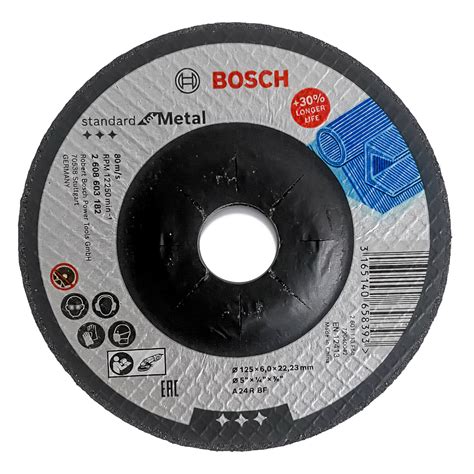 Tarcza Do Szlifowania Bosch 125 Mm Serii Standard For Metal