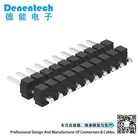 Denenetech 3 96mm Pin Header Single Row Dual Straight DIP 3 96MM