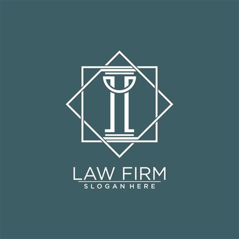 Premium Vector Law Justice Vector Logo Design With Modern Letter Concept