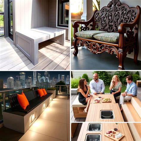 built  deck bench ideas functional outdoor seating