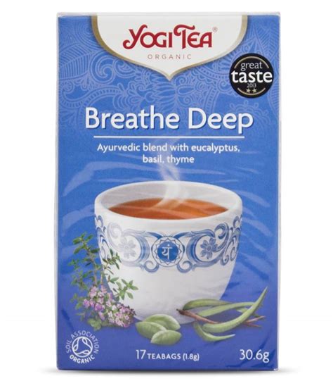 Handla Yogi Tea Breathe Deep Hos Svensk H Lsokost Fri Frakt