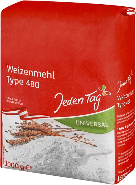 Jeden Tag Weizenmehl Universal Type 480 Online Kaufen MPREIS Onlineshop