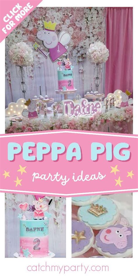 Peppa Pig Birthday Peppa Pig Hada Primaveral Catch My Party