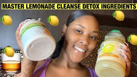 Master Lemonade Cleanse Detox Ingredients With Erica Youtube