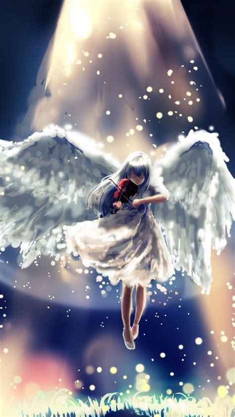 Anime Girl Angel Wings