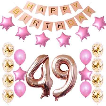 Amazon 49th Birthday Decorations Party Supplies Happy 49th