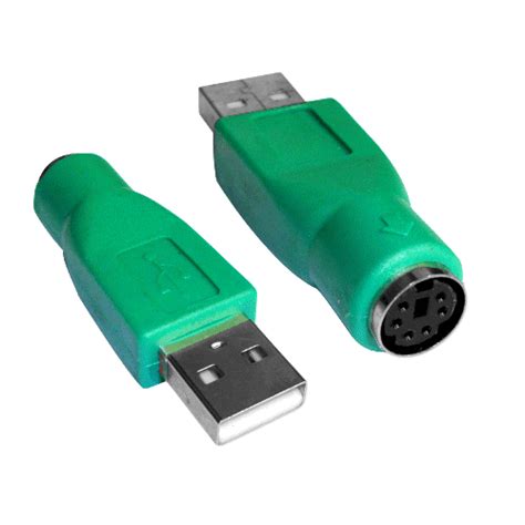 Adaptador PS2 A USB M H Verde