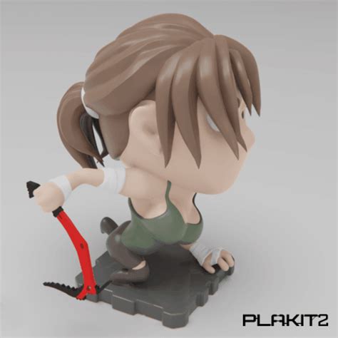 Fichier Stl Gratuit Tomb Raider Lara Croft Plakit Series Objet