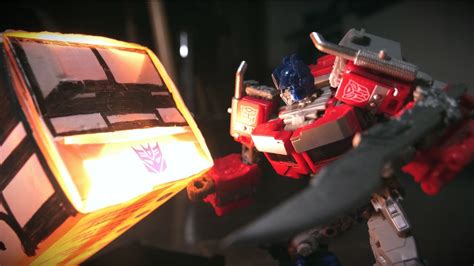 Transit Vs Optimus Prime Stop Motion Transformers Rise Of The Beasts