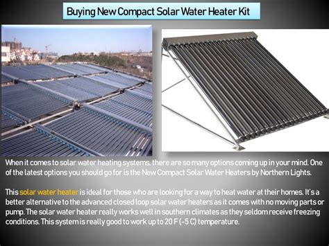 Ppt Buying New Compact Solar Water Heater Kit Northern Lights Solar Solutions Powerpoint