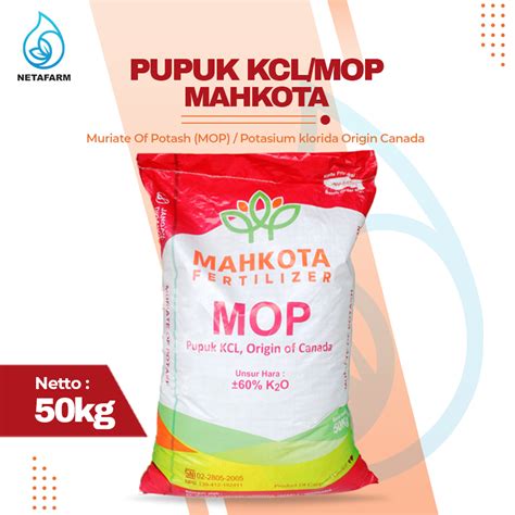 Jual Pupuk KCL MOP Mahkota 50kg Shopee Indonesia