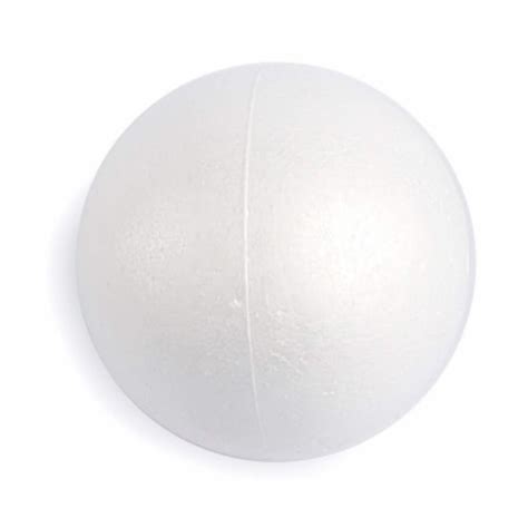 Craft Foam Ball 2 Pack Large Smooth Round Polystyrene Foam Ball Art