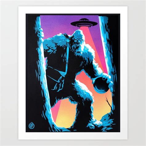 Pin By Michelle On Drawings In 2020 Bigfoot Art Art Art Prints