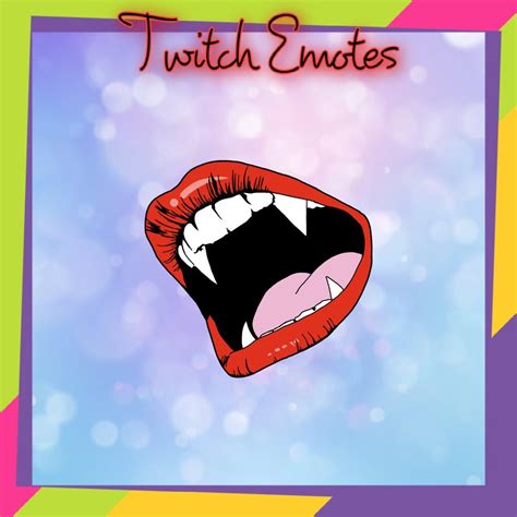 Vampire Mouth Emotes, Twitch Emotes, Cute Emotes, Discord Emotes ...